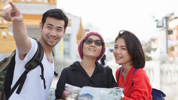 Chinese tourists in Thailand