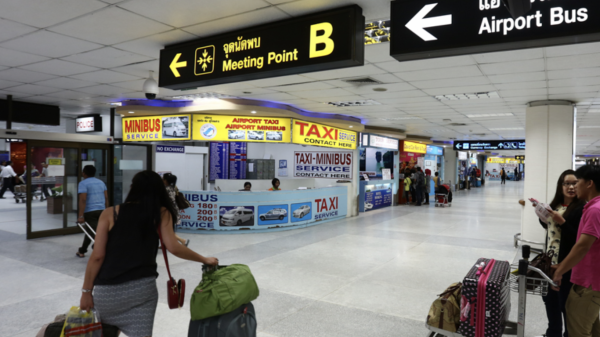 Phuket airport arrival
