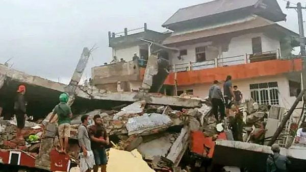 Earthquake on Java in Indonesia