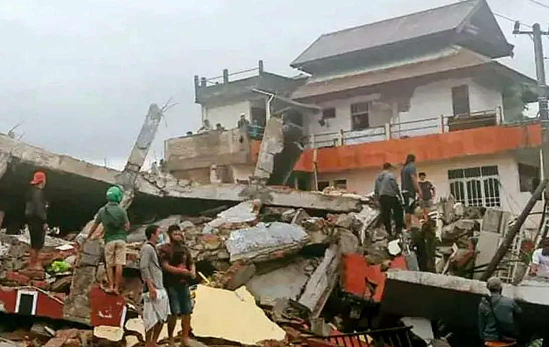Earthquake on Java in Indonesia