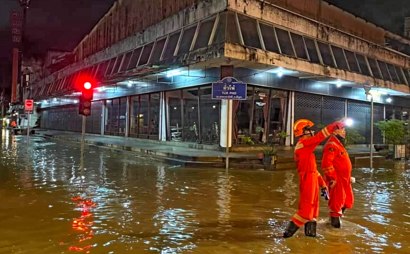 Phuket Town flooding