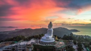 Big Buddha Sunset