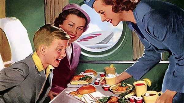 Airline food retro