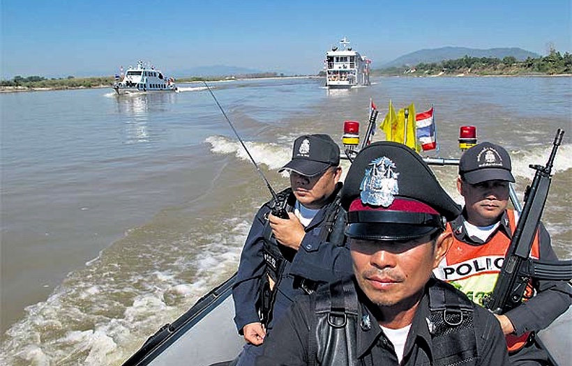 Drug surveillance Mekong river Thailand