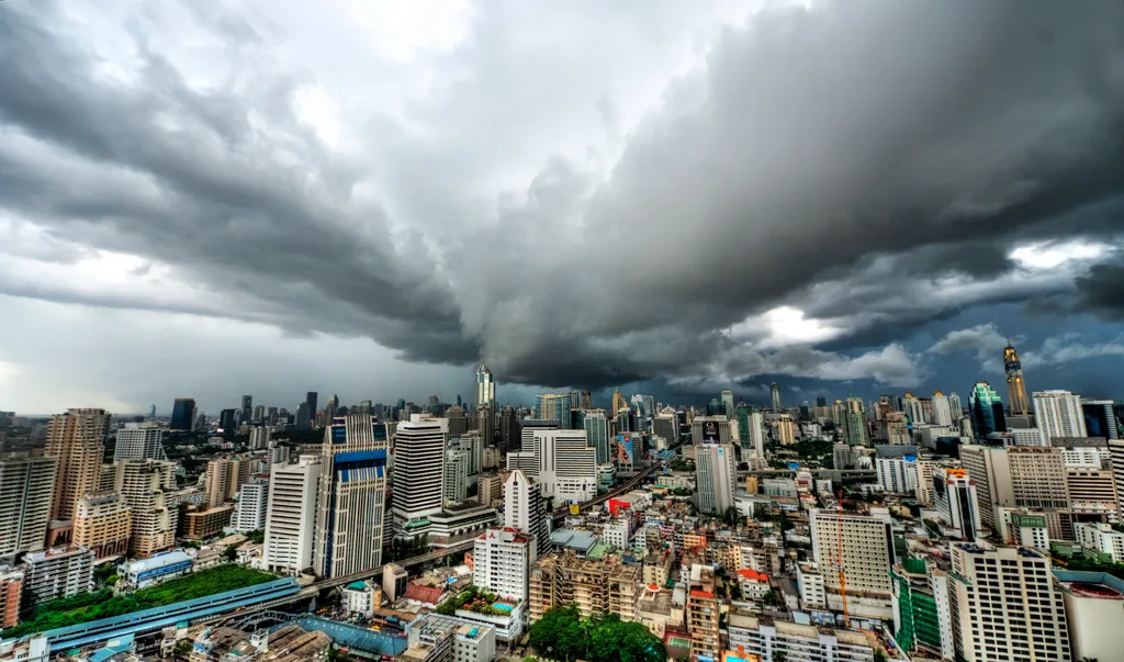 Bangkok Stormy weather