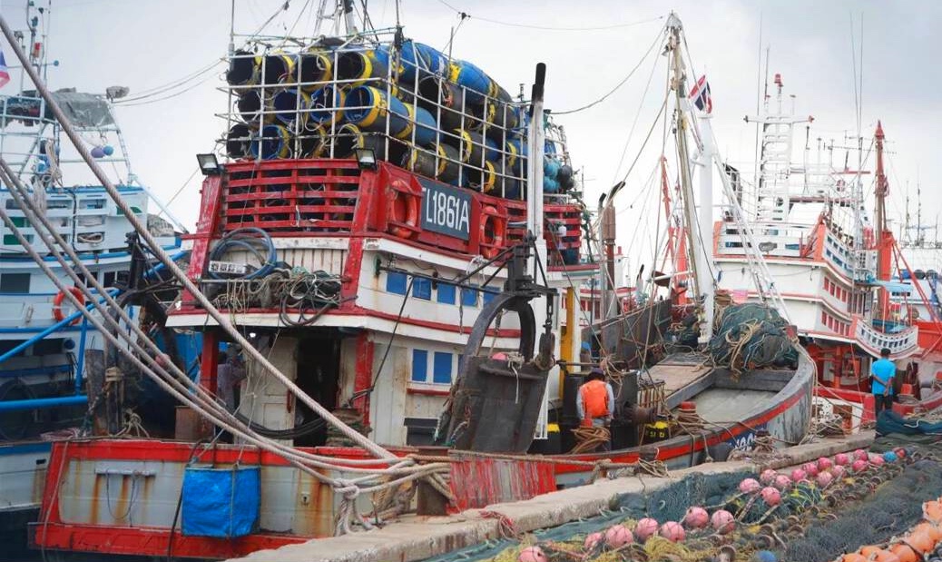Commercial fishing boat Thailand