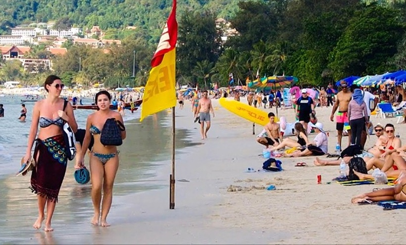 Phuket tourists beach 2023