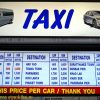 Taxi fares at Krabi airport